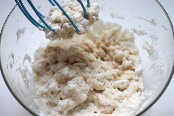 Add whisk to combine.