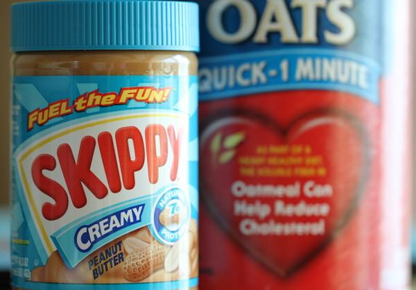 Creamy peanut butter & quick oatmeal