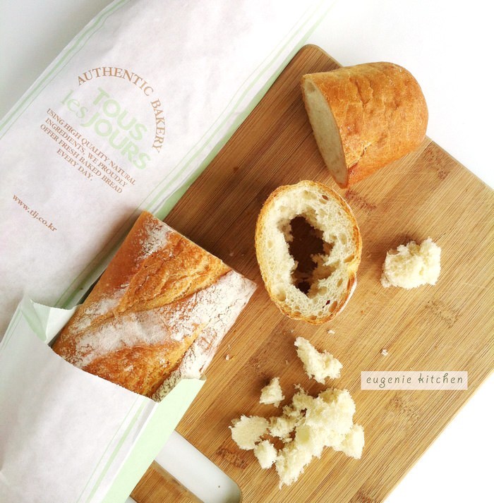 Egg Bacon Baguette Breakfast - 3-Ingredient Recipe