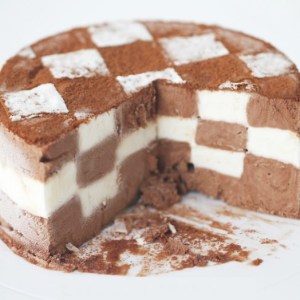 Checkerboard Ice Cream Cake – Easiest Recipe Ever!