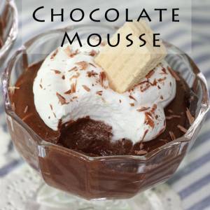 3-Ingredient Chocolate Mousse Recipe