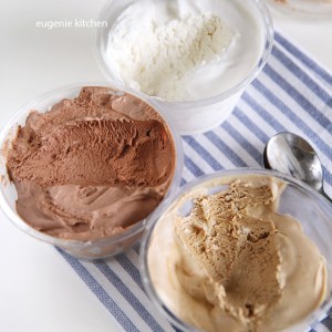 No-Churn Ice Cream Recipe – Vanilla, Chocolate, & Coffee