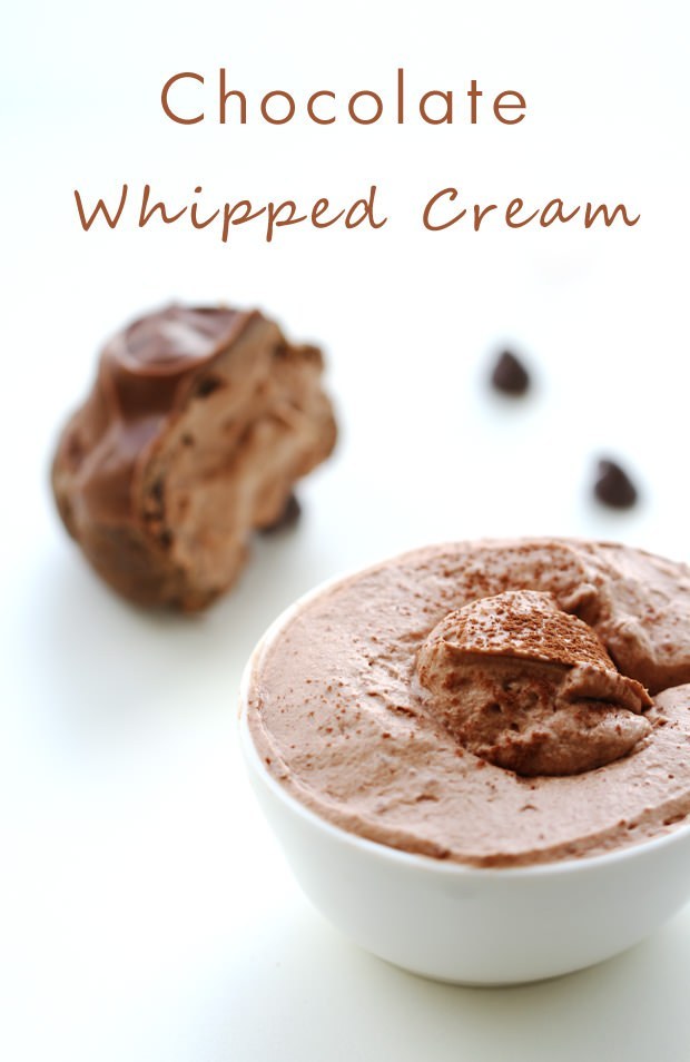 Chocolate Whipped Cream - Eugenie Kitchen