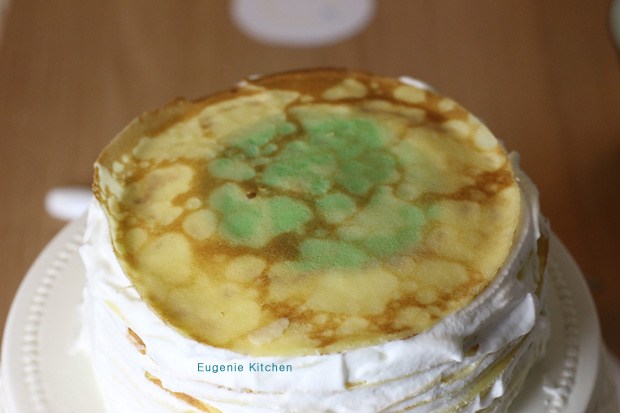 Rainbow Heart Crepe Cake - Eugenie Kitchen