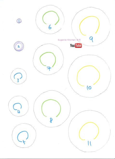 Rainbow Heart Crepe Cake - Eugenie Kitchen at Youtube