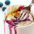 Microwave Perfect Blueberry Muffin Mug Cake Recipe by Eugenie Kitchen