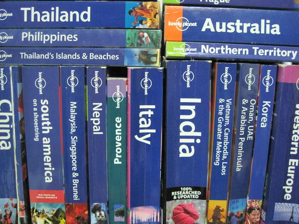 I collect Lonely Planets.