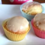 Vanilla cupcake with buttercream icing