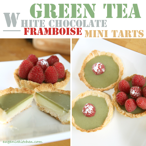 Green Tea White Chocolate Raspberry Mini Tarts Recipe