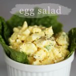 Voila! Egg cucumber salad.