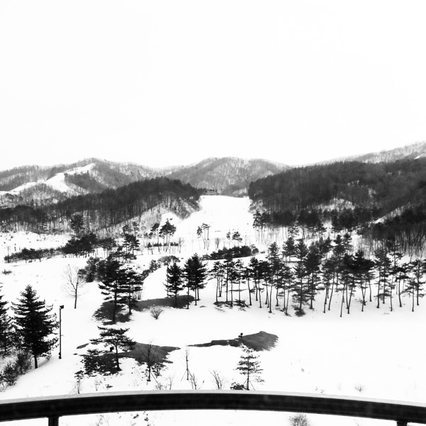 We had a view of slopes from room at Phoenix Park.