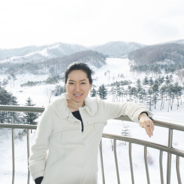Me at the Balcony. Good-bye snowland!